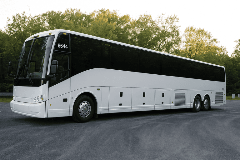 exterior of Fort Myers Minibus Company coach bus