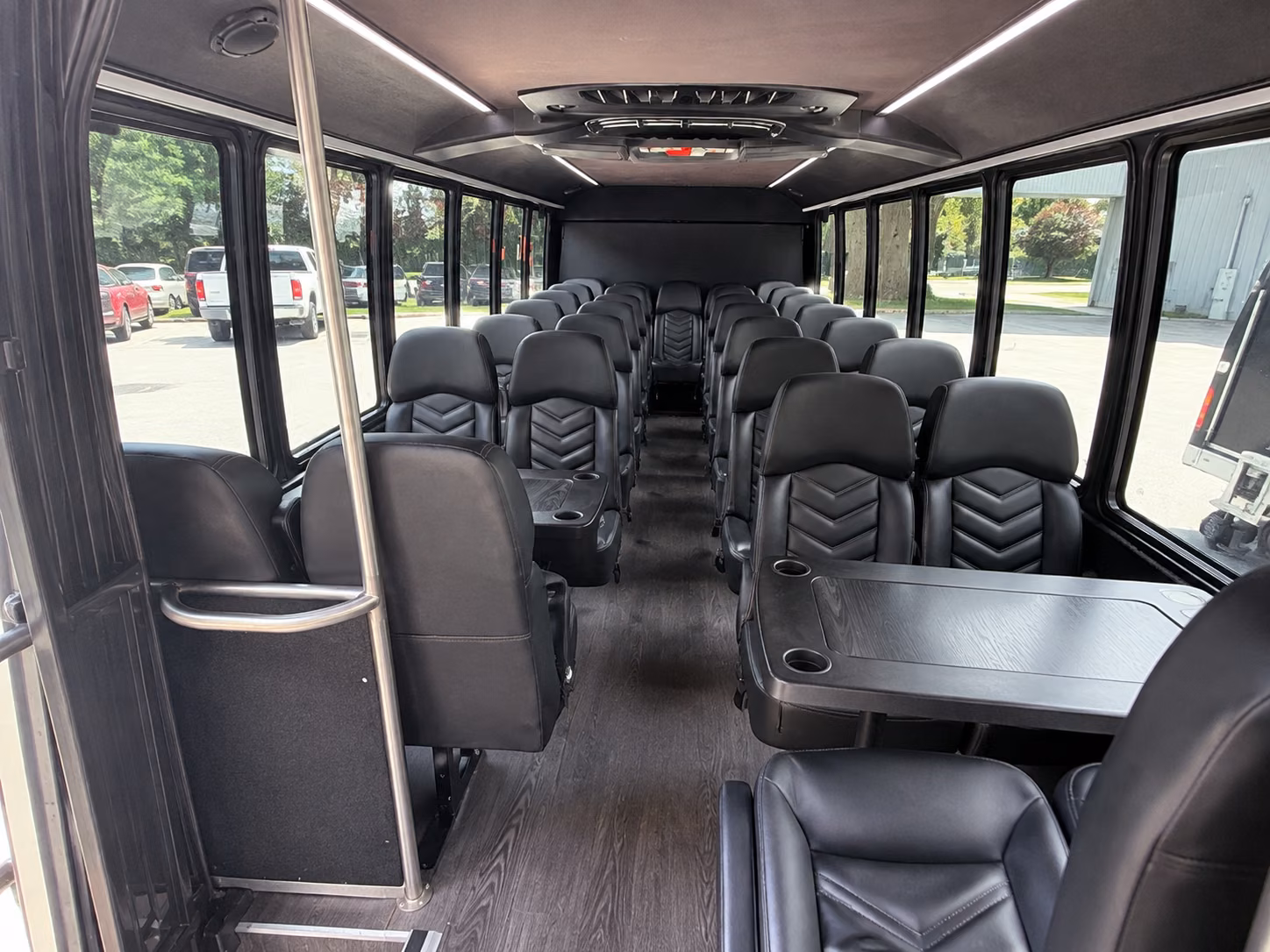 fort myers 18 passenger minibus interior