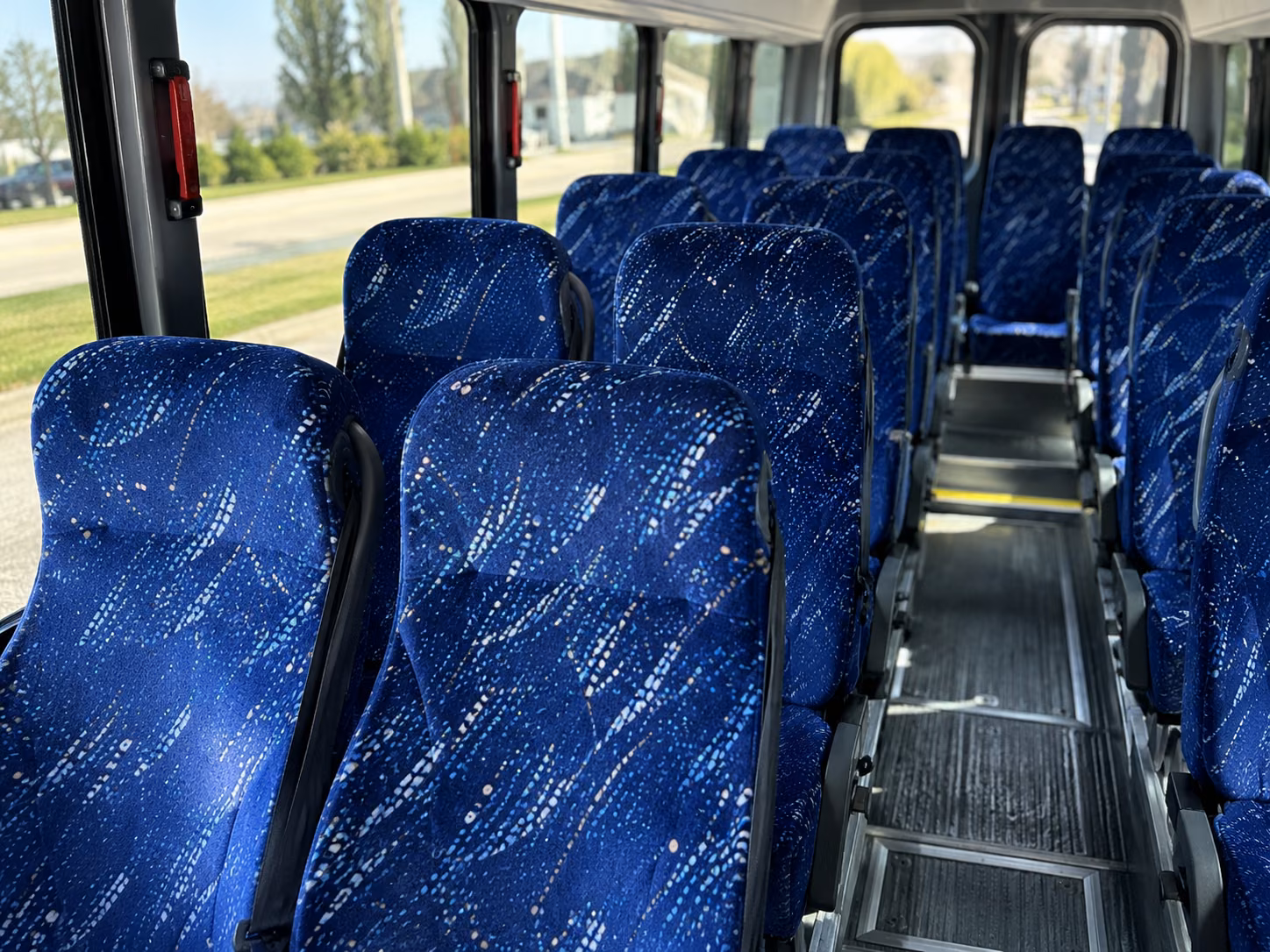 fort myers 20 passenger minibus inside