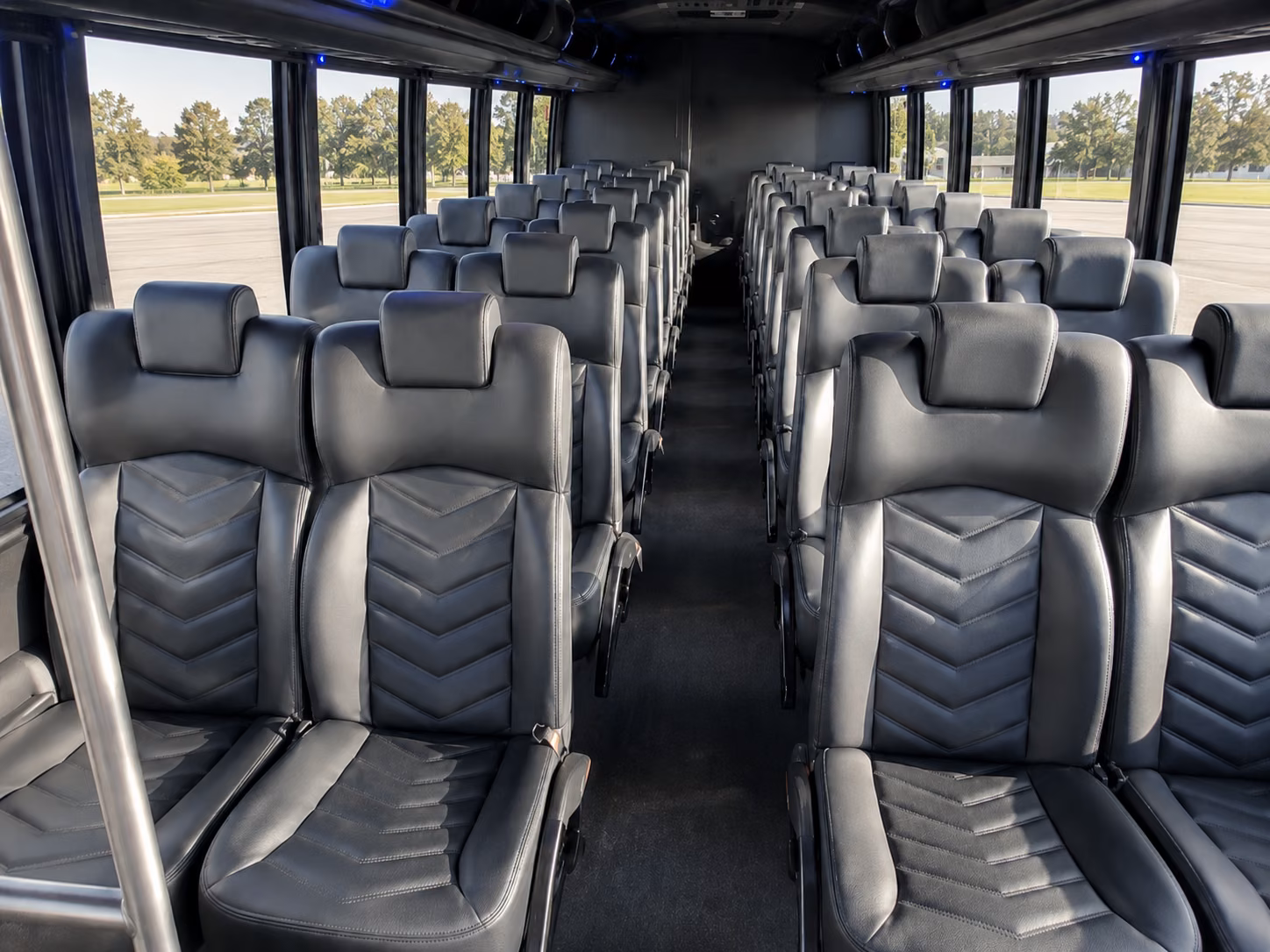 fort myers 20 passenger minibus interior