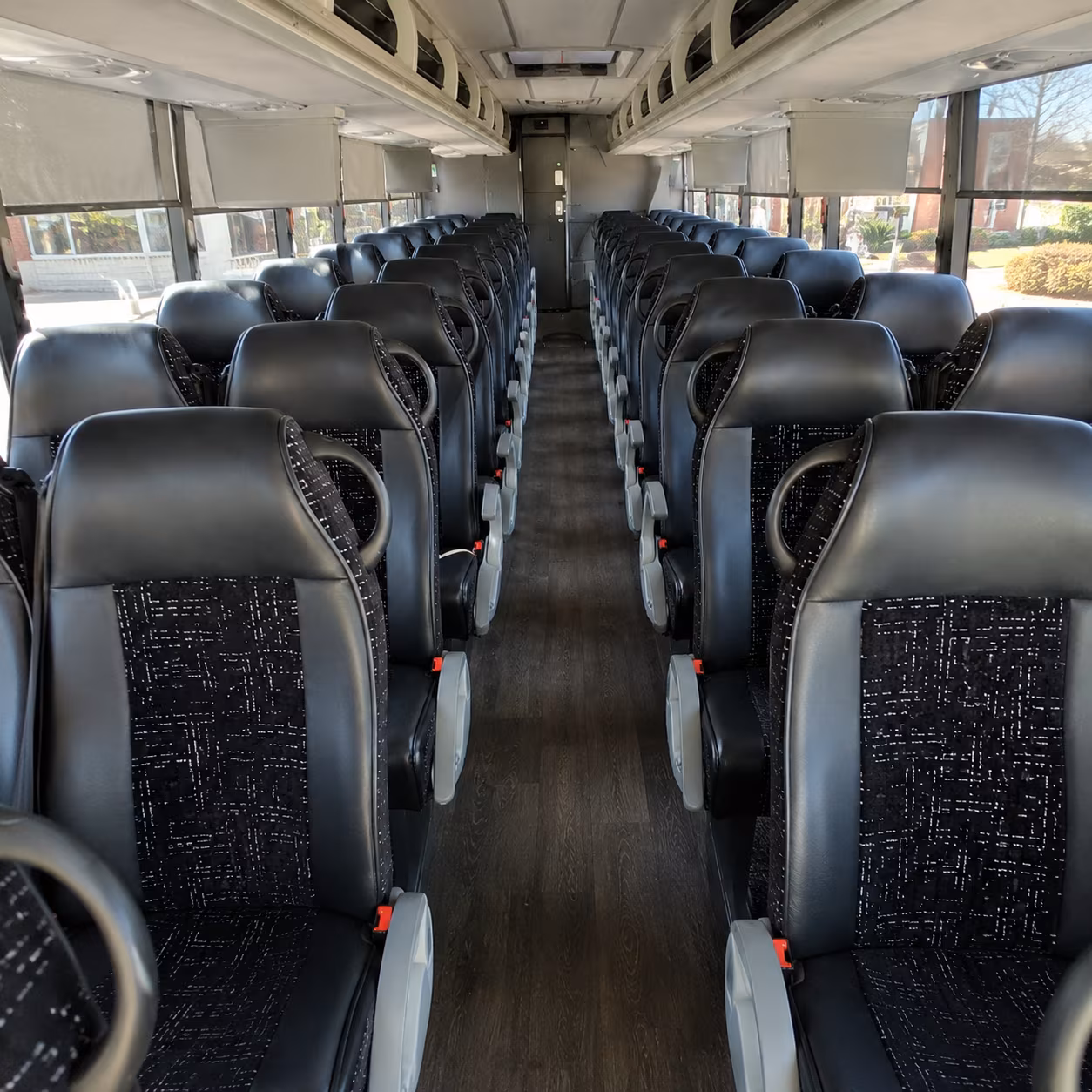 fort myers 54 passenger charter bus inside