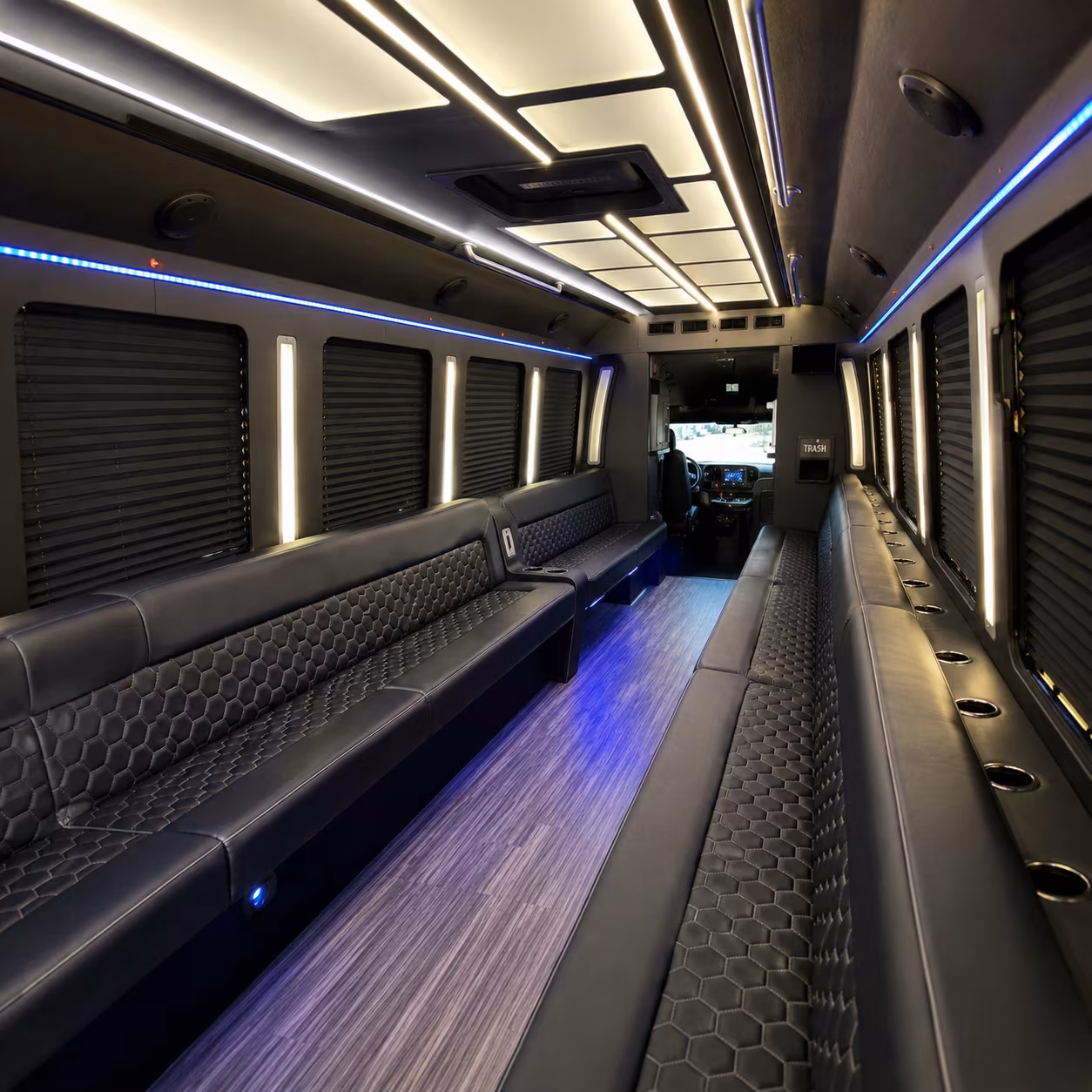 fort myers party bus inside